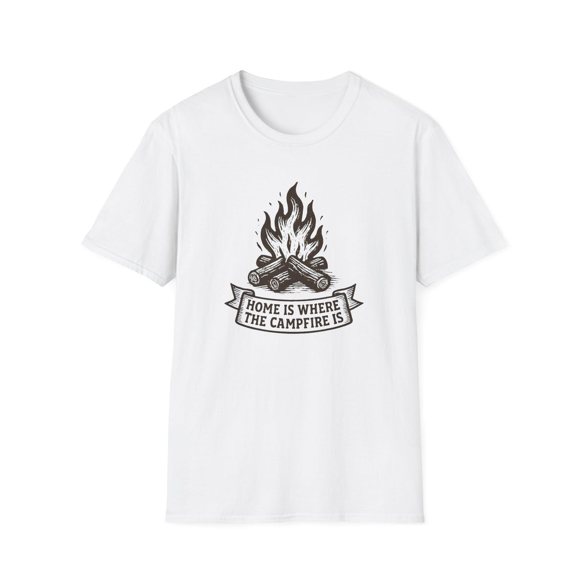 Campfire Home Banner T-Shirt