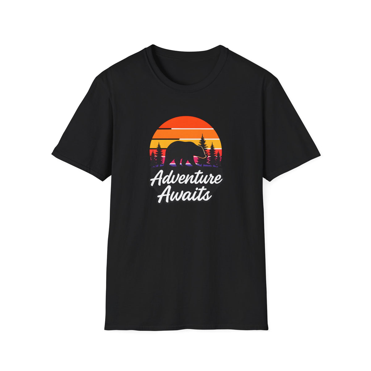 Bear in Sunset Forest T-Shirt