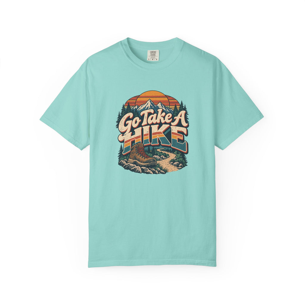 Go Take A Hike – Vintage 80s Hiking Graphic Tee | Comfort Colors® Outdoor Adventure Shirt