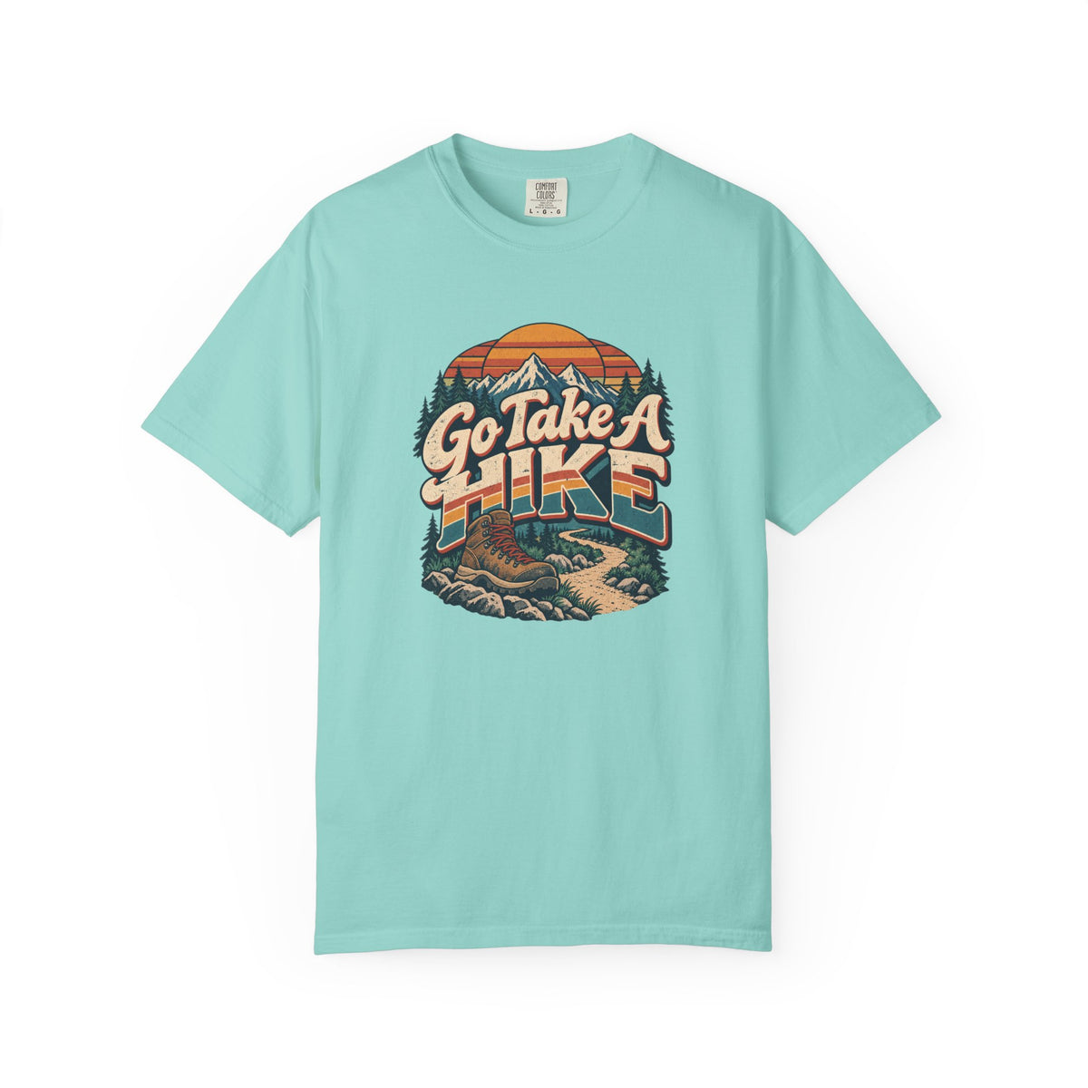 Go Take A Hike – Vintage 80s Hiking Graphic Tee | Comfort Colors® Outdoor Adventure Shirt