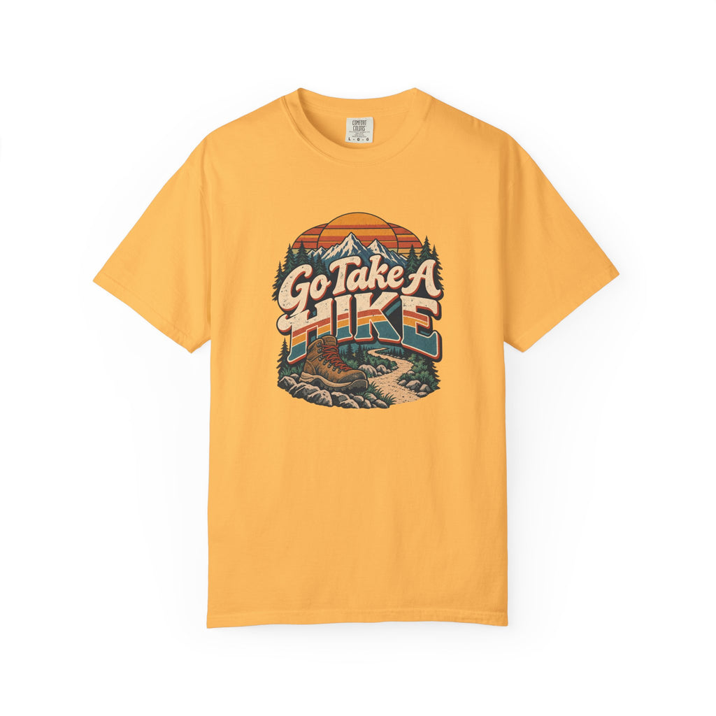 Go Take A Hike – Vintage 80s Hiking Graphic Tee | Comfort Colors® Outdoor Adventure Shirt