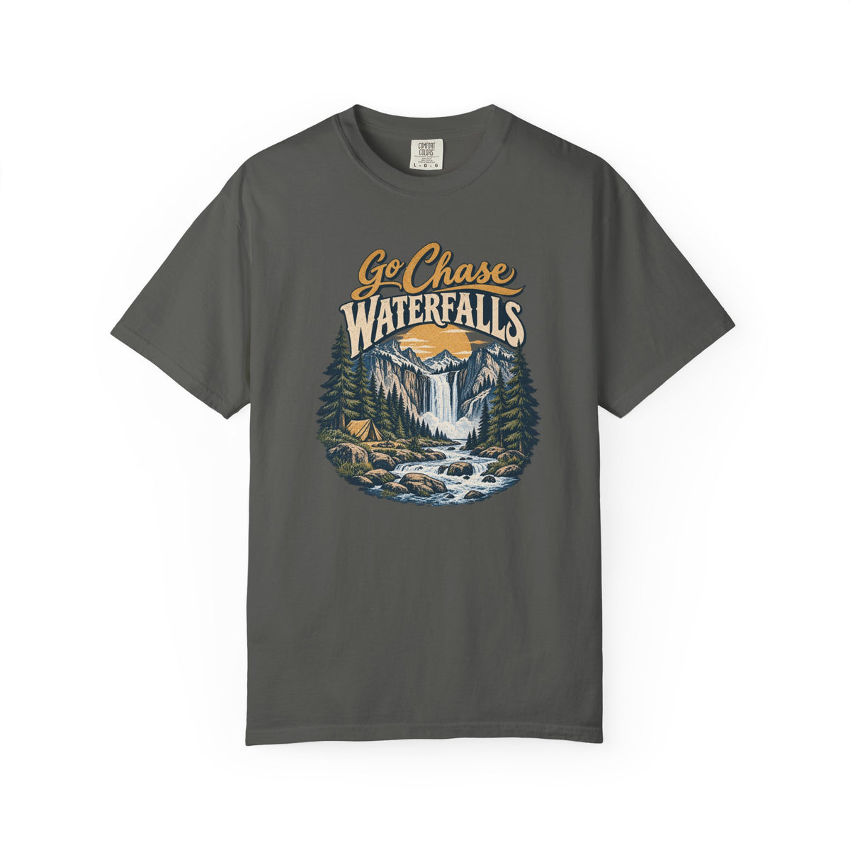 Waterfall Adventure T-Shirt — "Go Chase Waterfalls" Graphic Tee