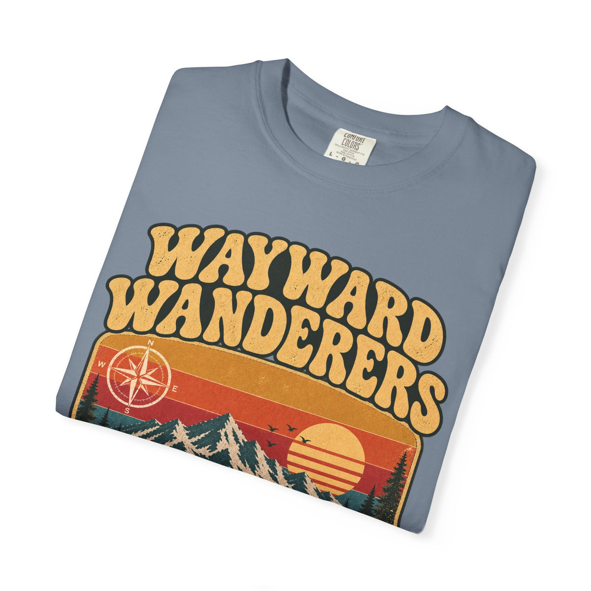 Wayward Wanderers Club T-Shirt — Vintage Outdoor Hiking Graphic Tee