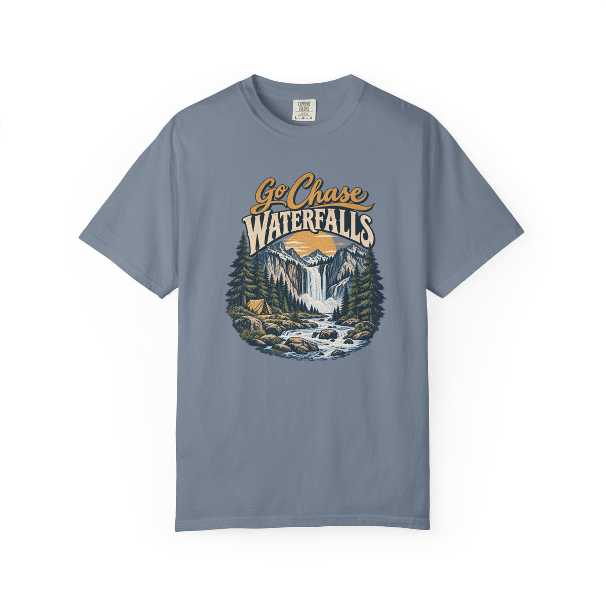 Waterfall Adventure T-Shirt — "Go Chase Waterfalls" Graphic Tee