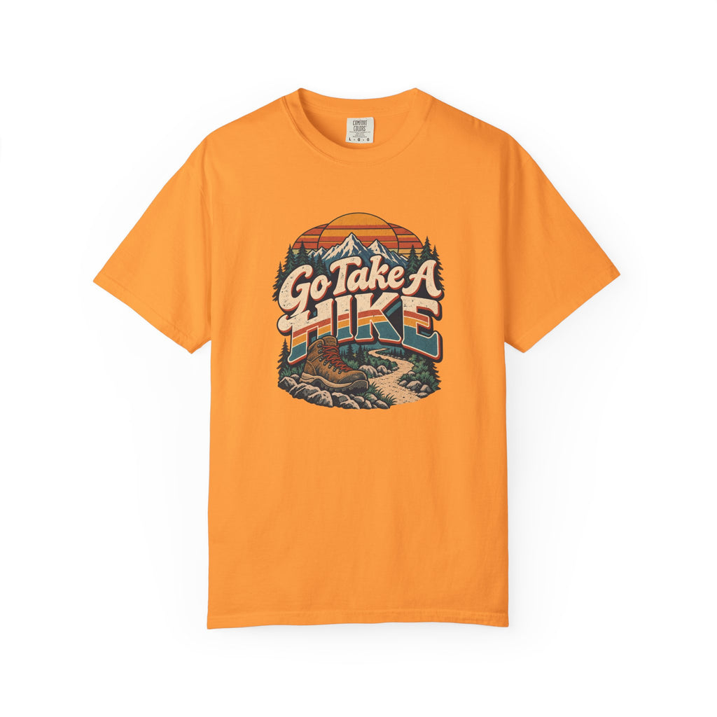 Go Take A Hike – Vintage 80s Hiking Graphic Tee | Comfort Colors® Outdoor Adventure Shirt