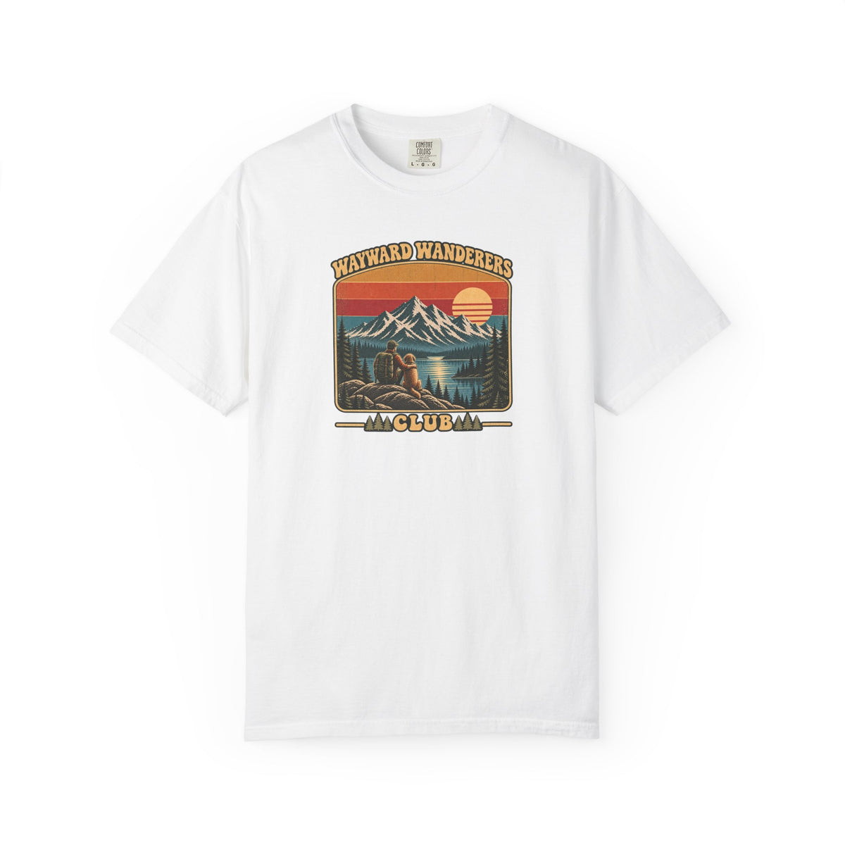 Wayward Wanderers Club T-Shirt — Vintage Outdoor Hiking Graphic Tee