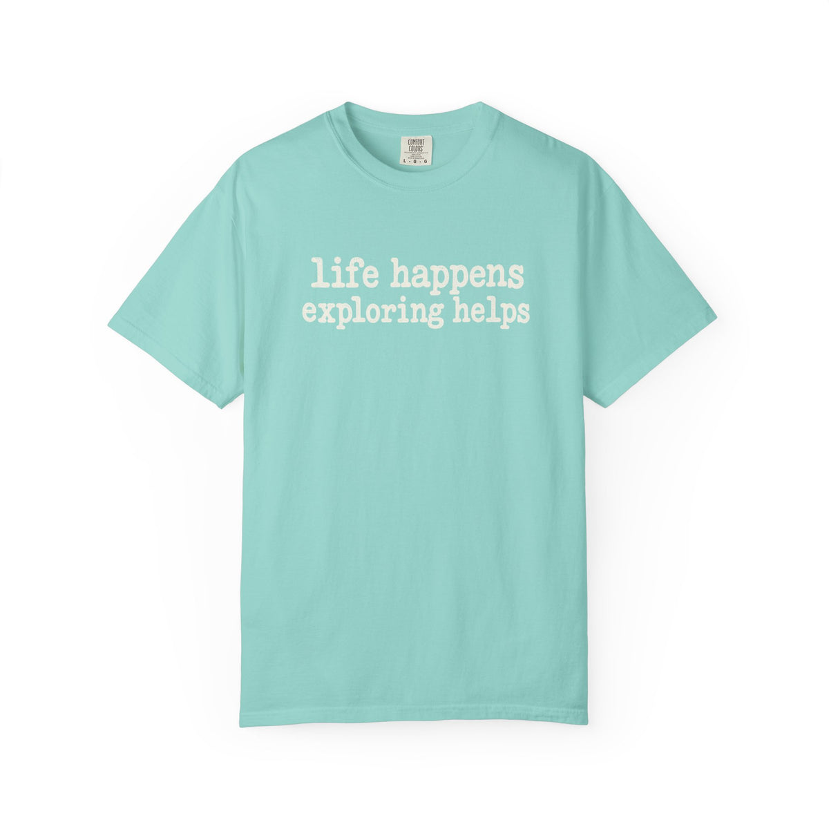 Life Happens Exploring Helps Vintage Comfort Colors T-Shirt