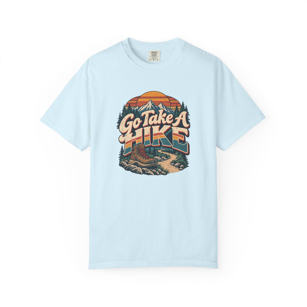 Go Take A Hike – Vintage 80s Hiking Graphic Tee | Comfort Colors® Outdoor Adventure Shirt