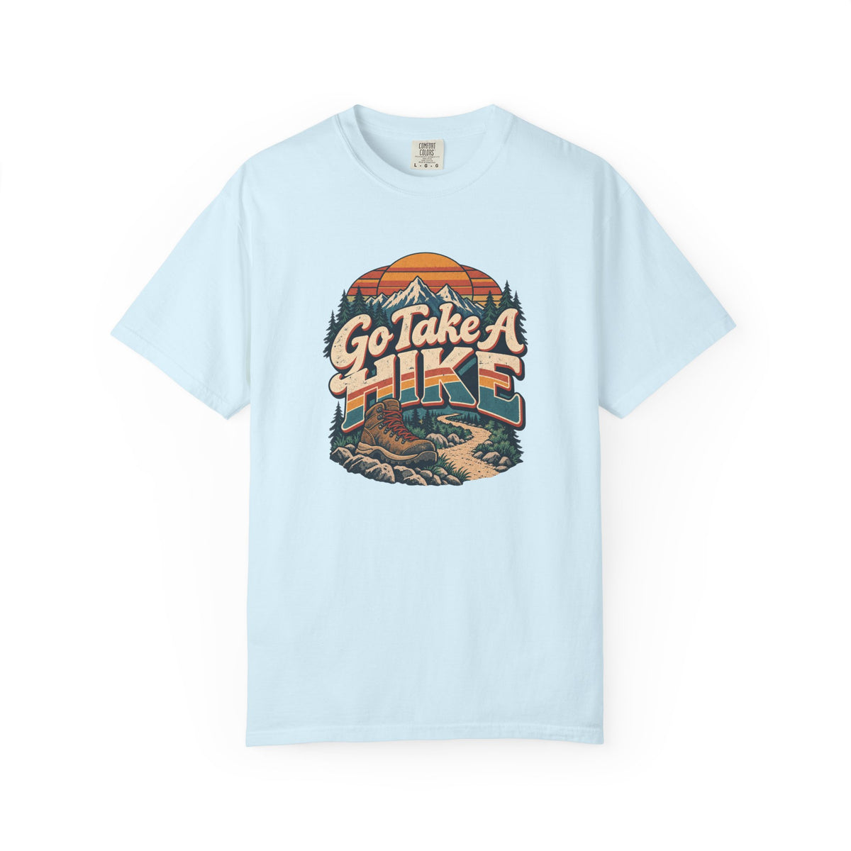 Go Take A Hike – Vintage 80s Hiking Graphic Tee | Comfort Colors® Outdoor Adventure Shirt