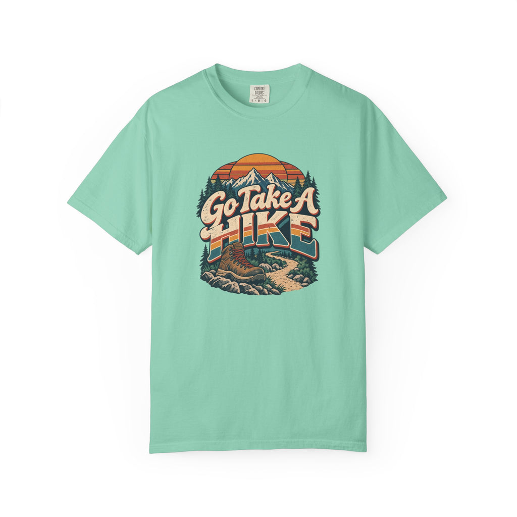 Go Take A Hike – Vintage 80s Hiking Graphic Tee | Comfort Colors® Outdoor Adventure Shirt