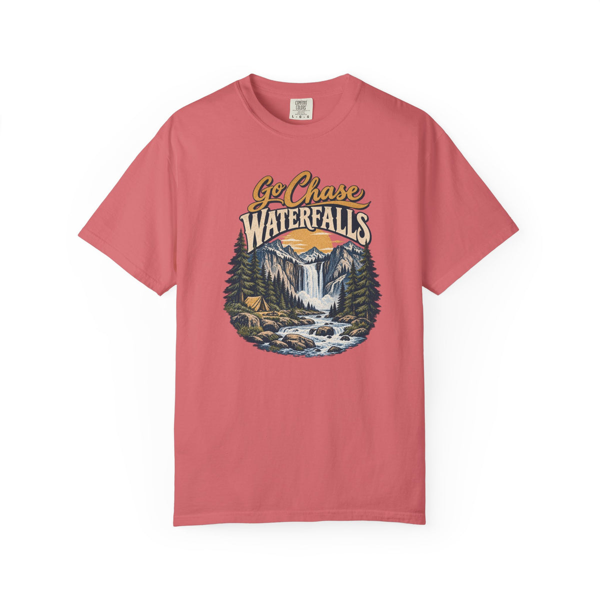 Waterfall Adventure T-Shirt — "Go Chase Waterfalls" Graphic Tee