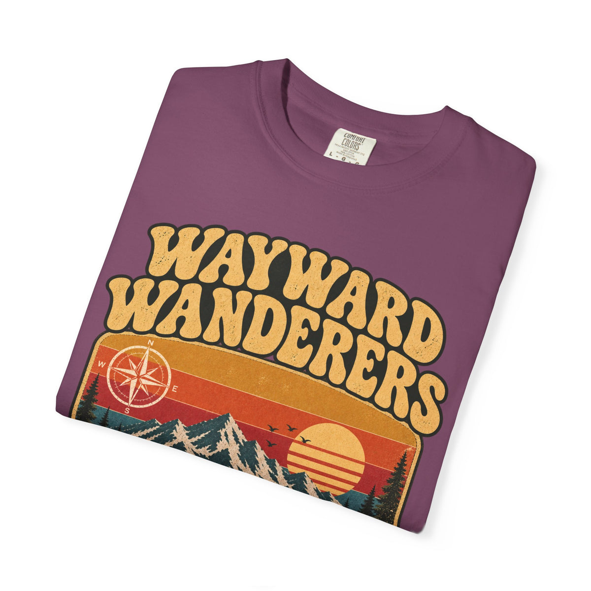 Wayward Wanderers Club T-Shirt — Vintage Outdoor Hiking Graphic Tee