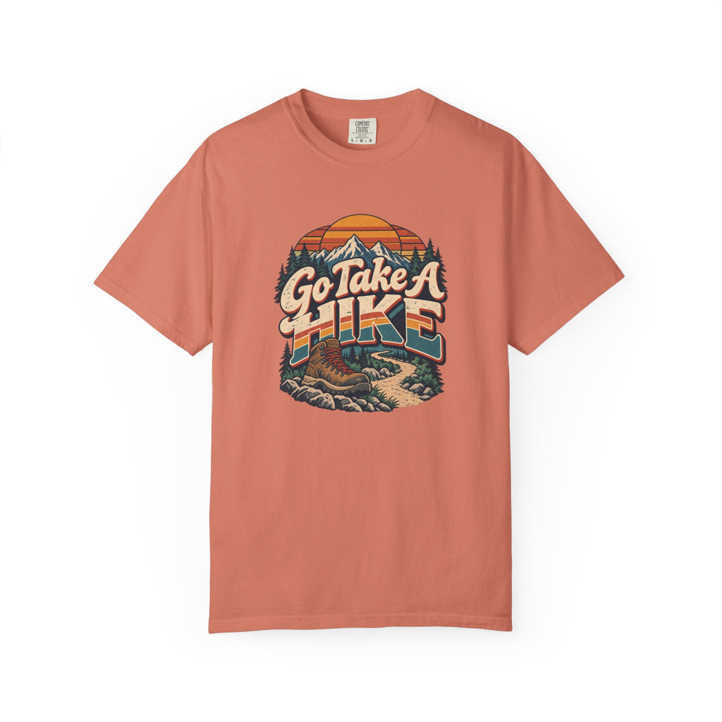 Go Take A Hike – Vintage 80s Hiking Graphic Tee | Comfort Colors® Outdoor Adventure Shirt