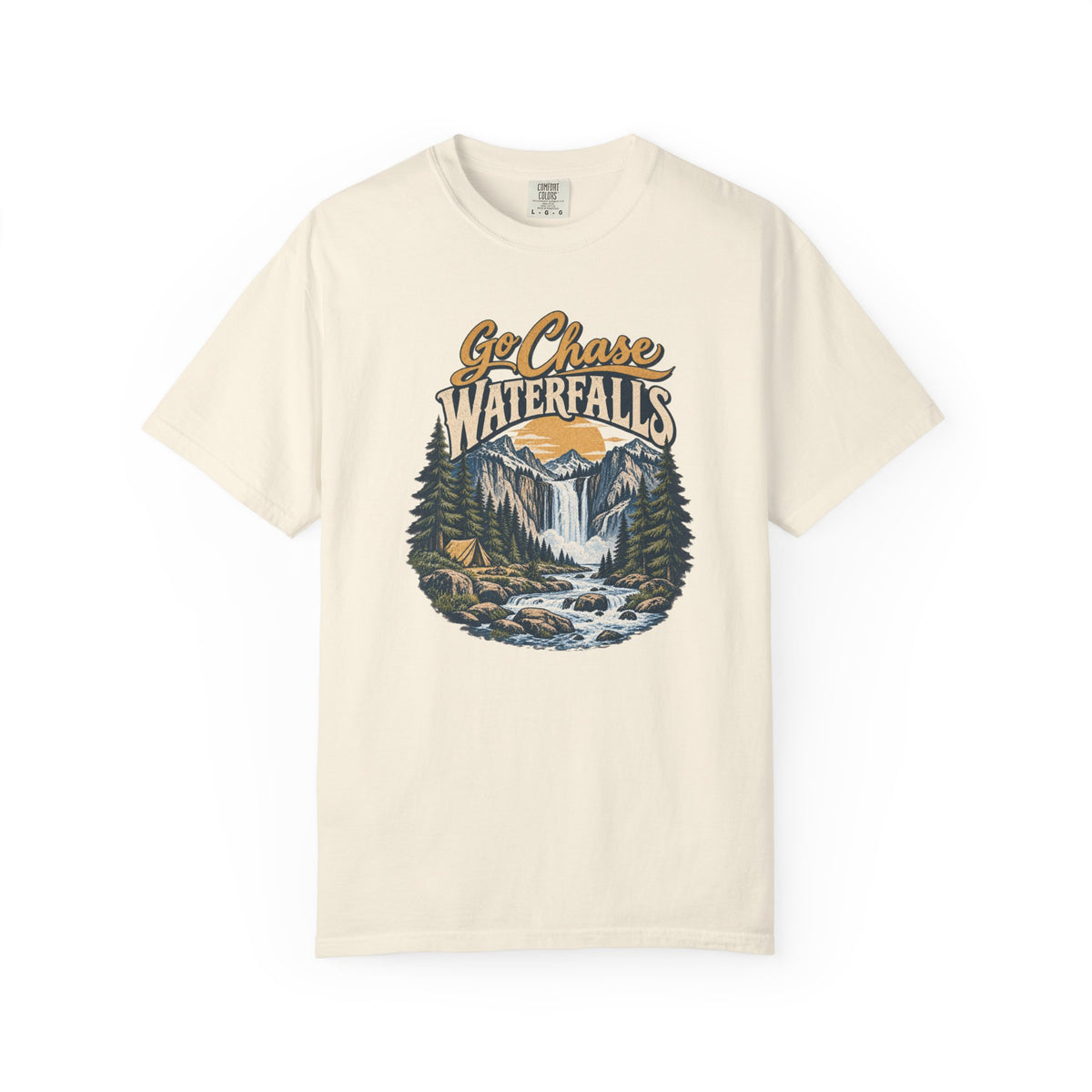 Waterfall Adventure T-Shirt — "Go Chase Waterfalls" Graphic Tee