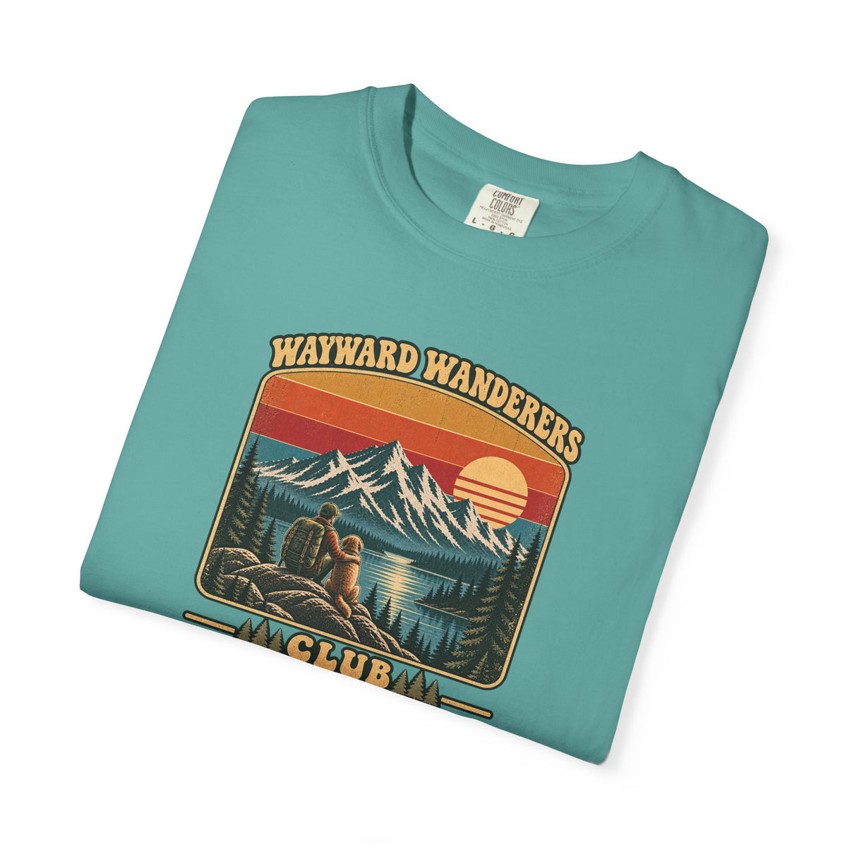 Wayward Wanderers Club T-Shirt — Vintage Outdoor Hiking Graphic Tee