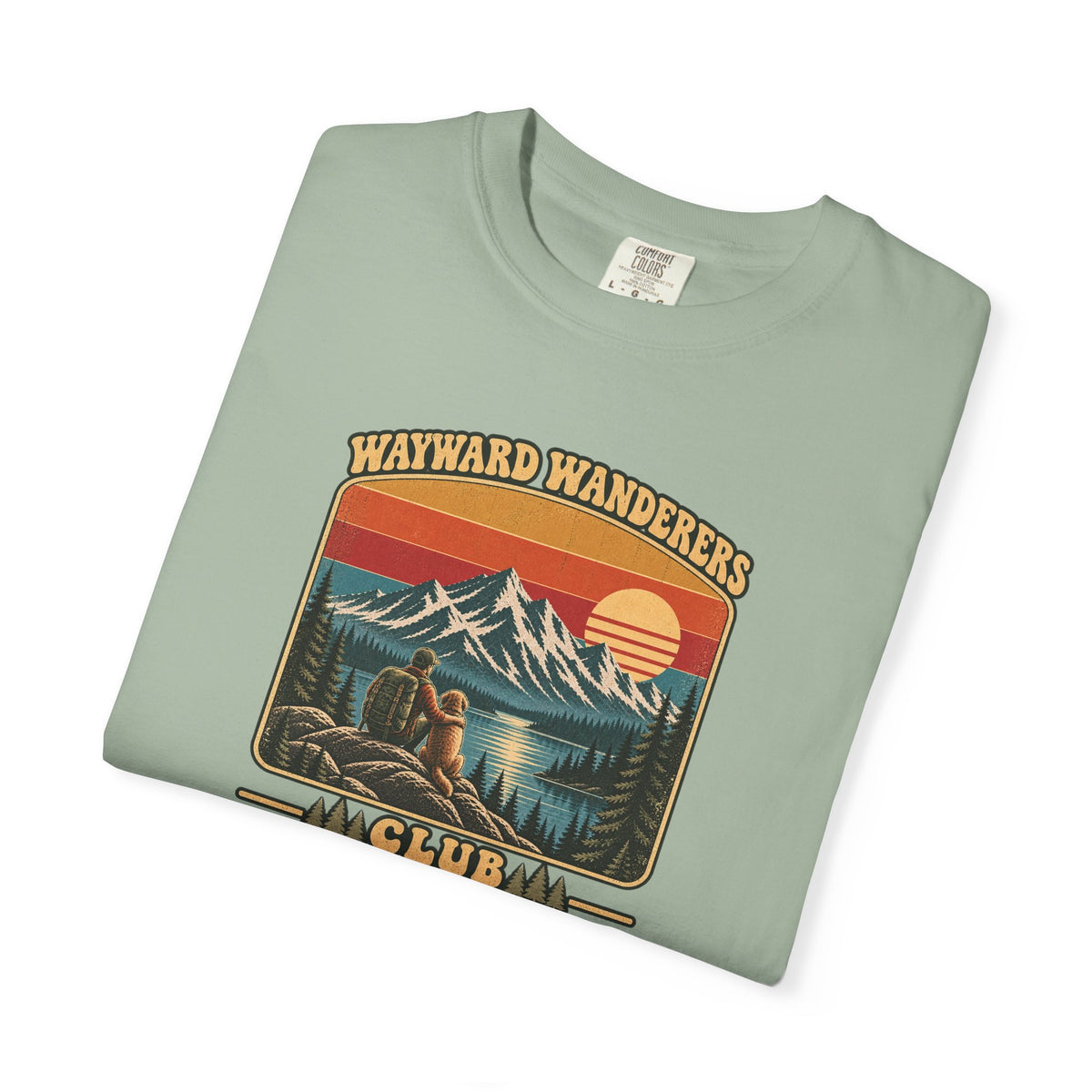 Wayward Wanderers Club T-Shirt — Vintage Outdoor Hiking Graphic Tee