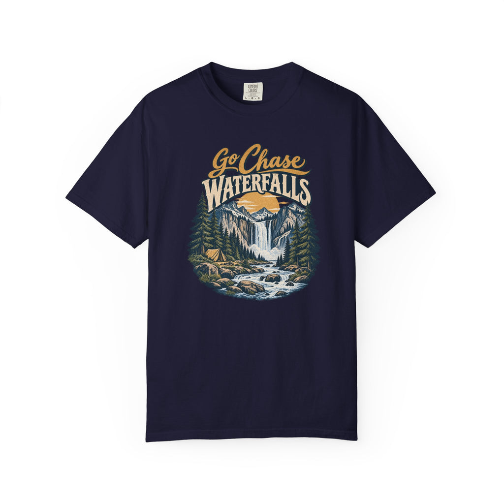 Waterfall Adventure T-Shirt — "Go Chase Waterfalls" Graphic Tee