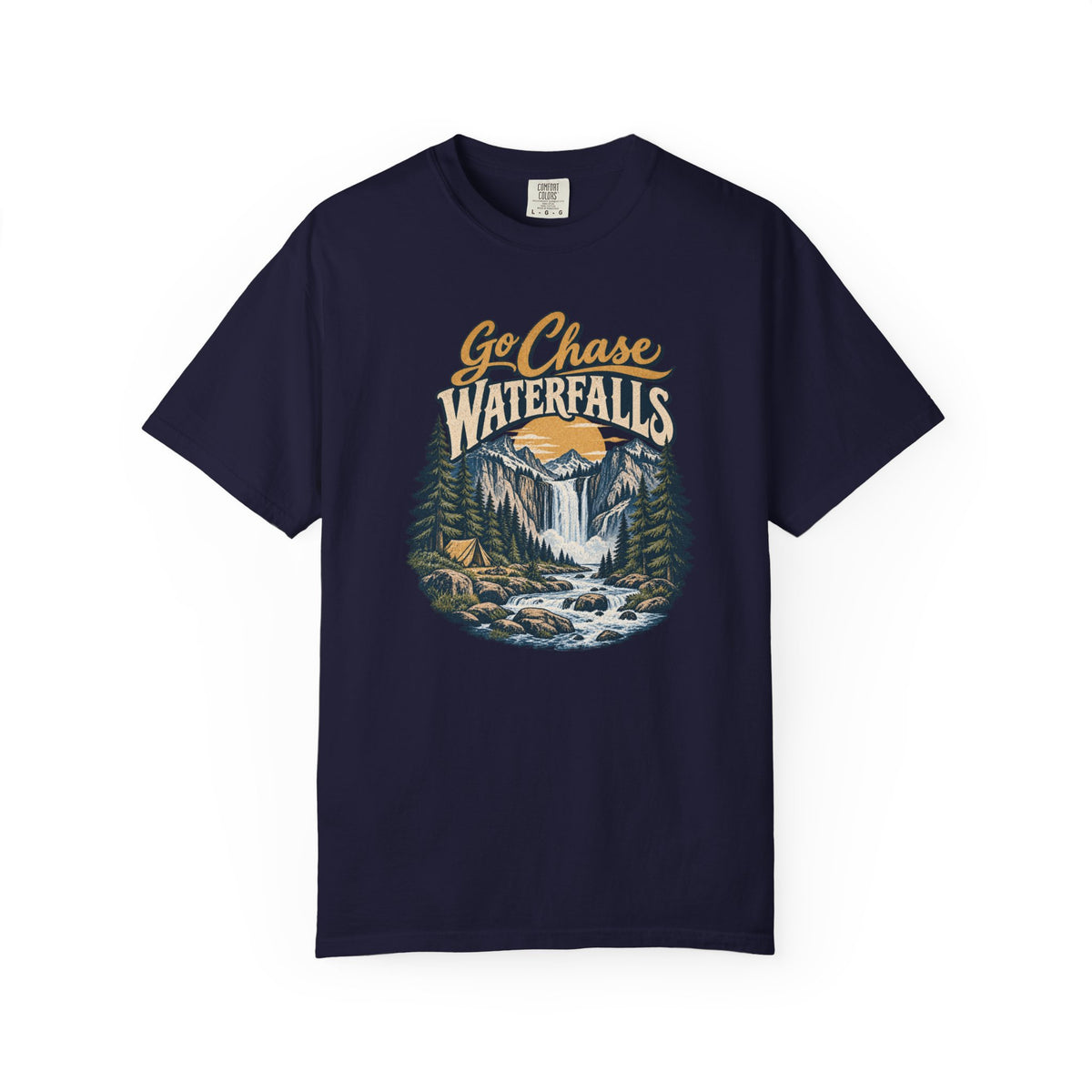 Waterfall Adventure T-Shirt — "Go Chase Waterfalls" Graphic Tee
