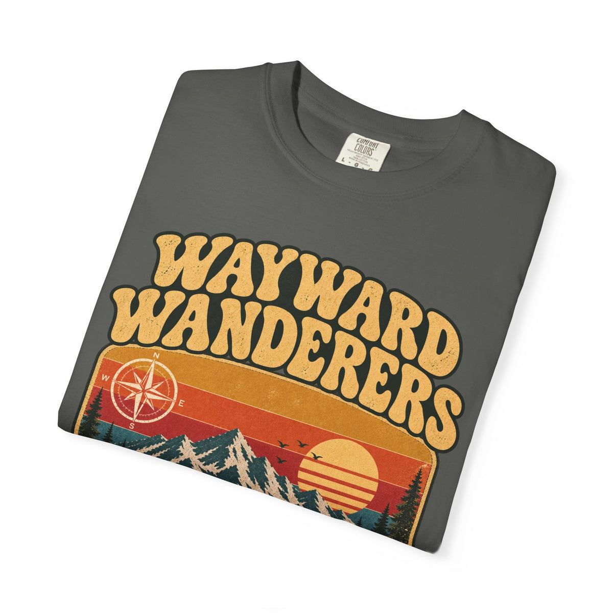 Wayward Wanderers Club T-Shirt — Vintage Outdoor Hiking Graphic Tee