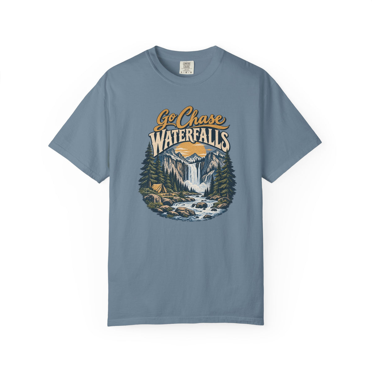 Waterfall Adventure T-Shirt — "Go Chase Waterfalls" Graphic Tee