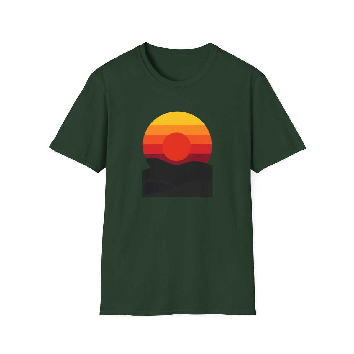 Vibrant Sunset Gradient T-Shirt