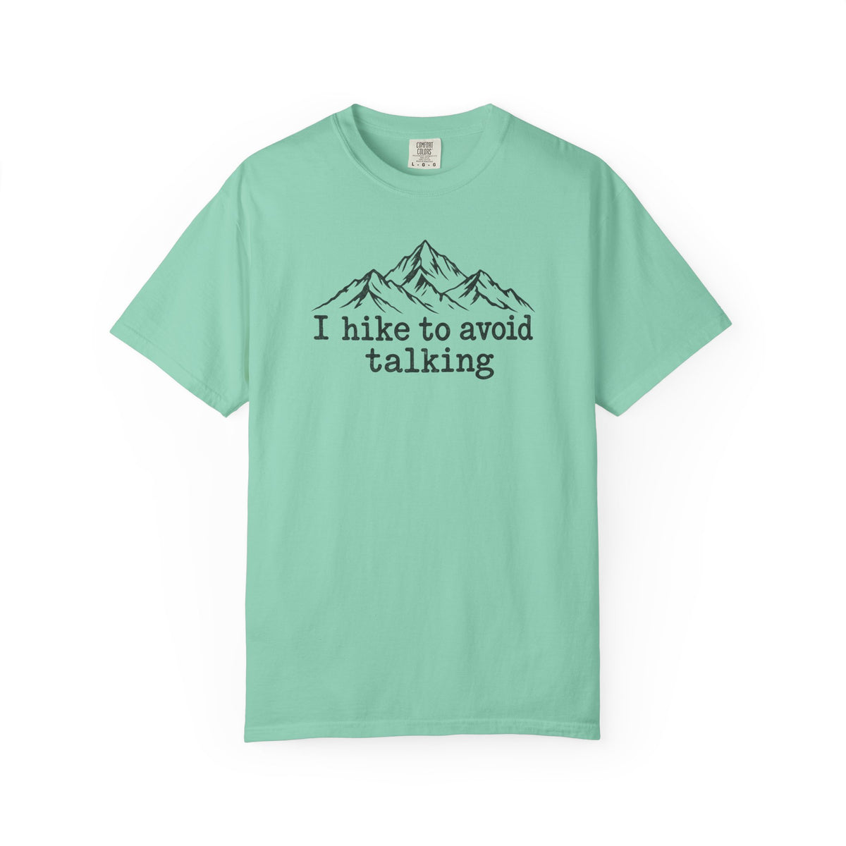 I Hike to Avoid Talking Shirt | Vintage Mountain Hiking Tee | Comfort Colors 1717