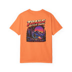 Trails After Dark 80s Hiking Graphic Tee | Comfort Colors 1717
