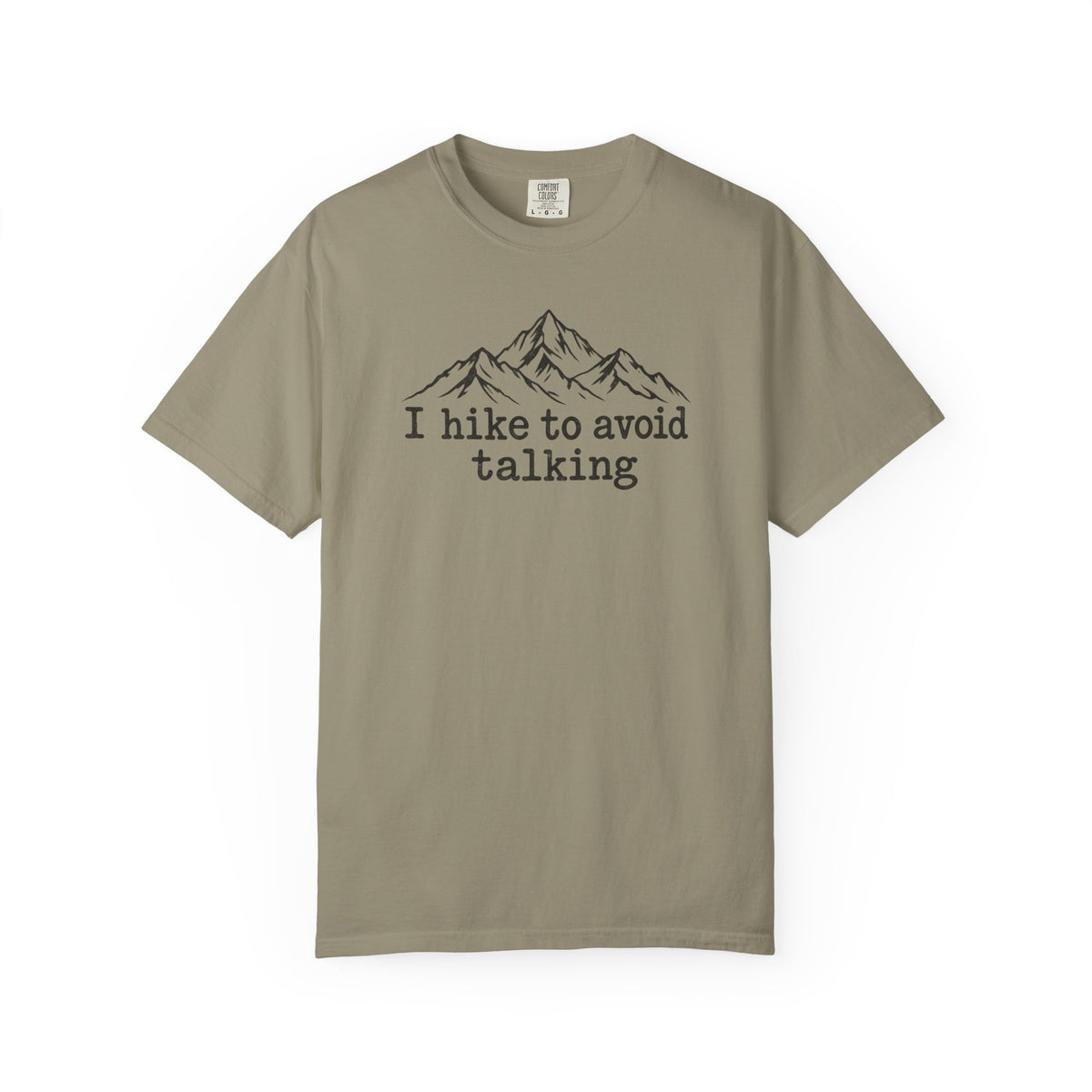 I Hike to Avoid Talking Shirt | Vintage Mountain Hiking Tee | Comfort Colors 1717