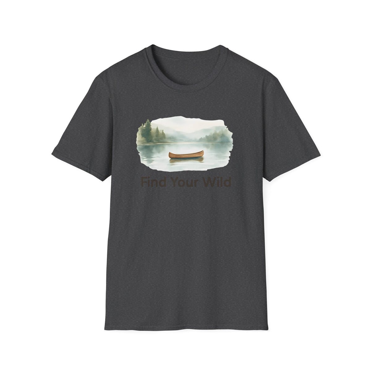 Canoe on Calm Lake T-Shirt