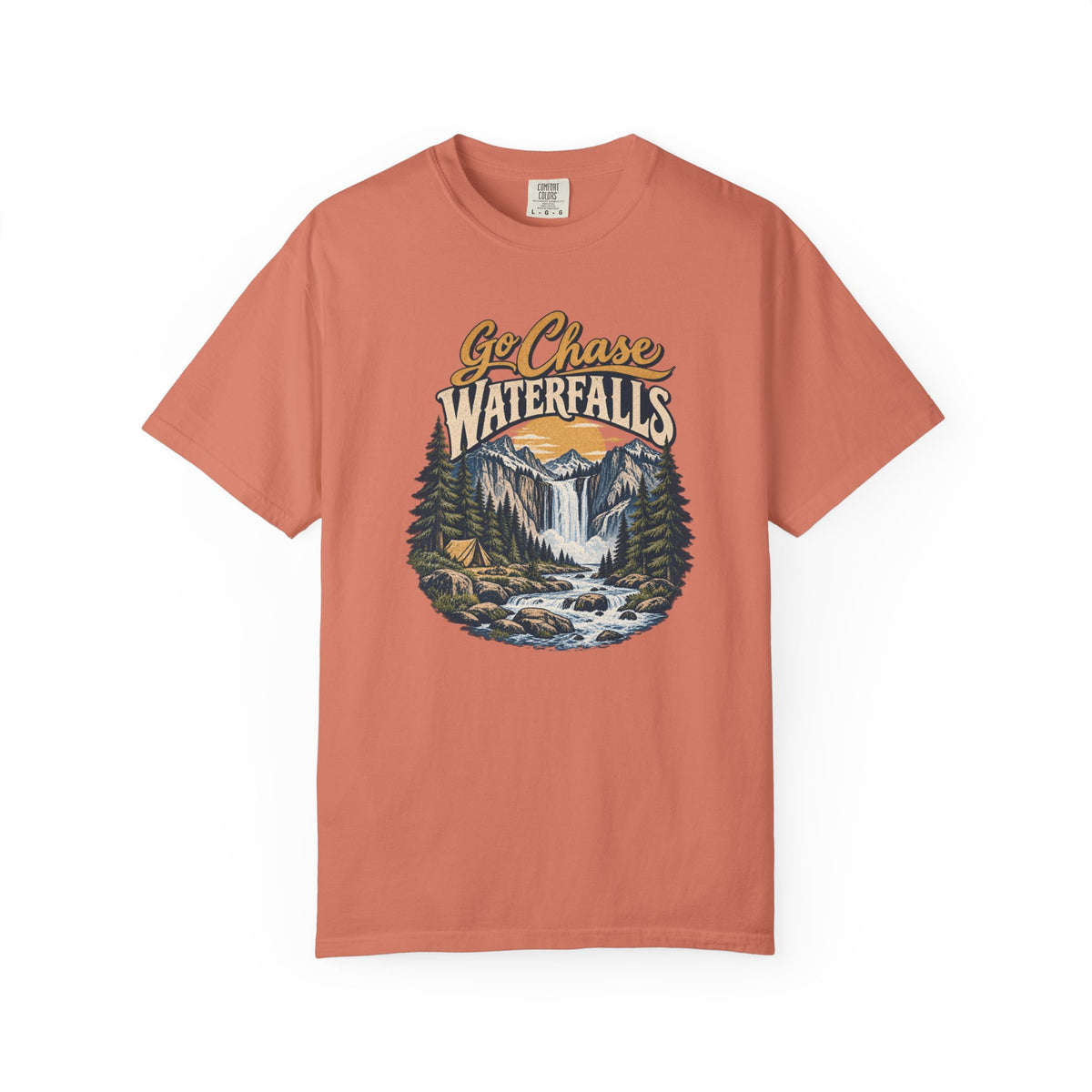 Waterfall Adventure T-Shirt — "Go Chase Waterfalls" Graphic Tee
